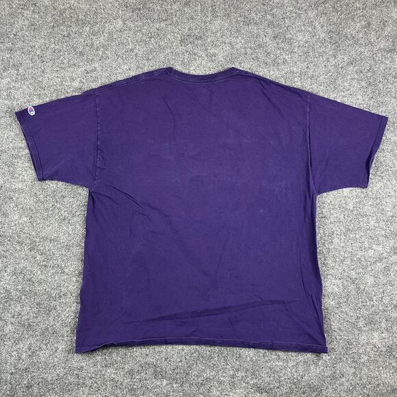 Champion LSU Tigers T-Shirt Mens Size 2XL Purple Geaux Graphic College Tee - Picture 6 of 7